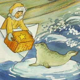 Adventskalender "Das Weihnachtsschiff", Detail