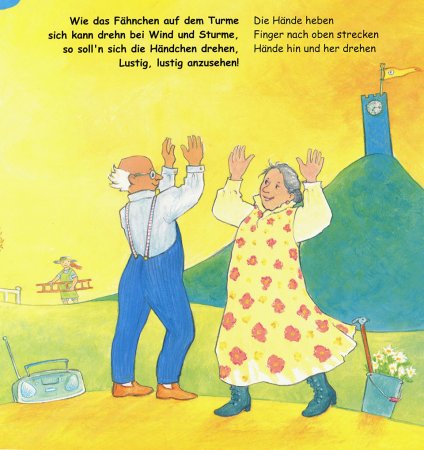 Oma und Opa tanzen.