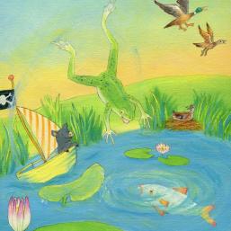 Frosch mal gekitzelt Frosch mal gekitzelt